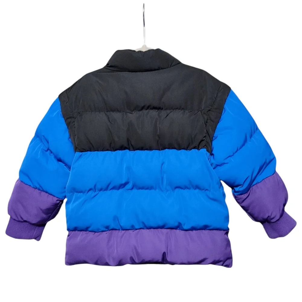 Lego Target Colorblock Detachable Sleeve Zip Up Puffer Jacket Kids Boys Size 3T